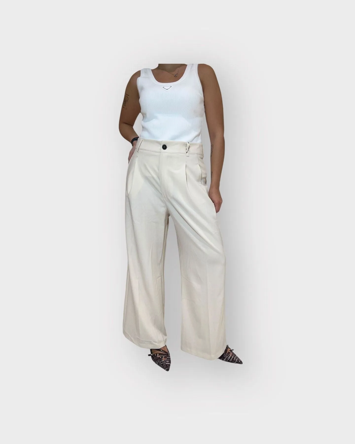 W24P355 - PANTALONE - Tensione in