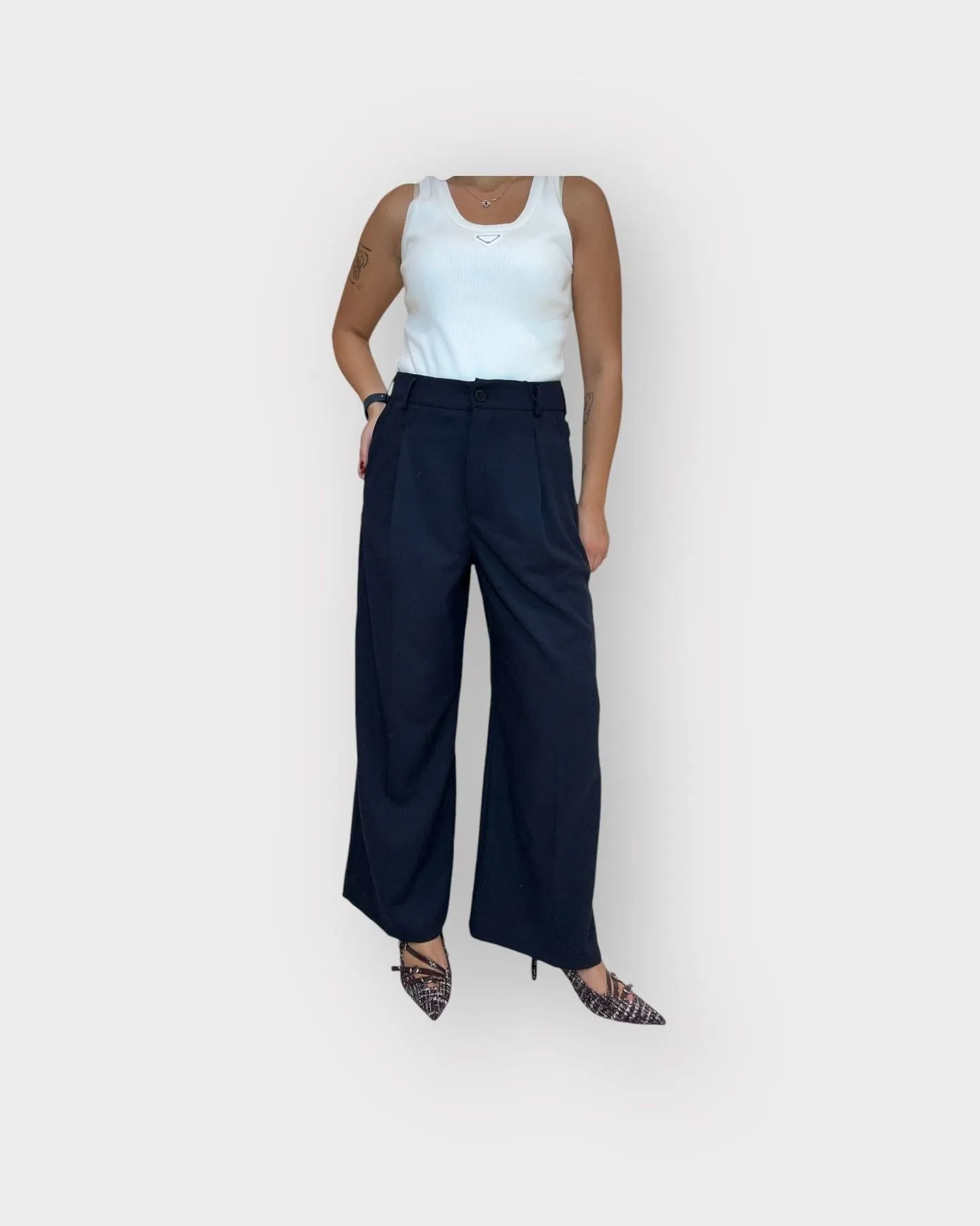 W24P355 - PANTALONE - Tensione in