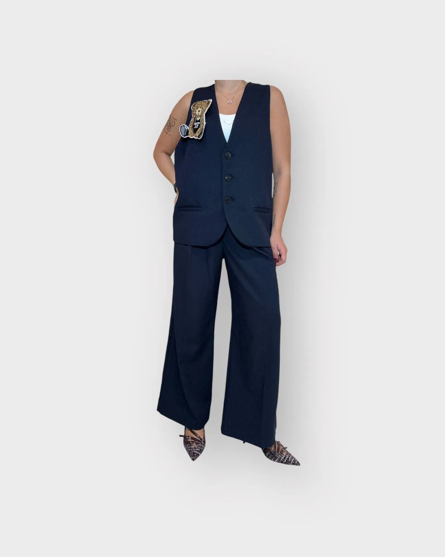 W24P355 - PANTALONE - Tensione in