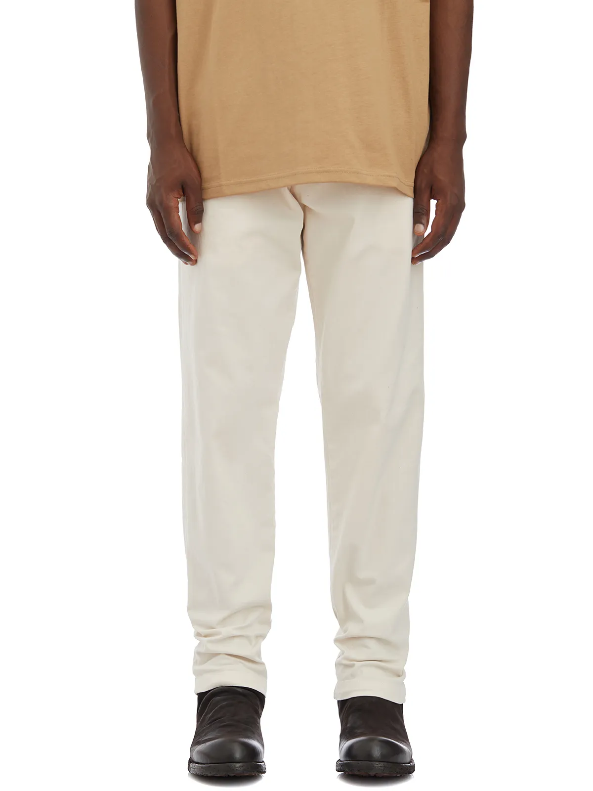 WHITE SAND  PANTALONE AMPIO IN COTONE STRETCH 