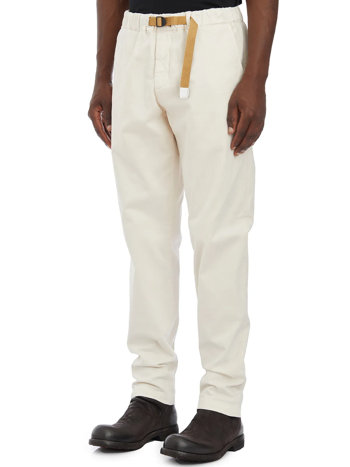 WHITE SAND  PANTALONE AMPIO IN COTONE STRETCH 