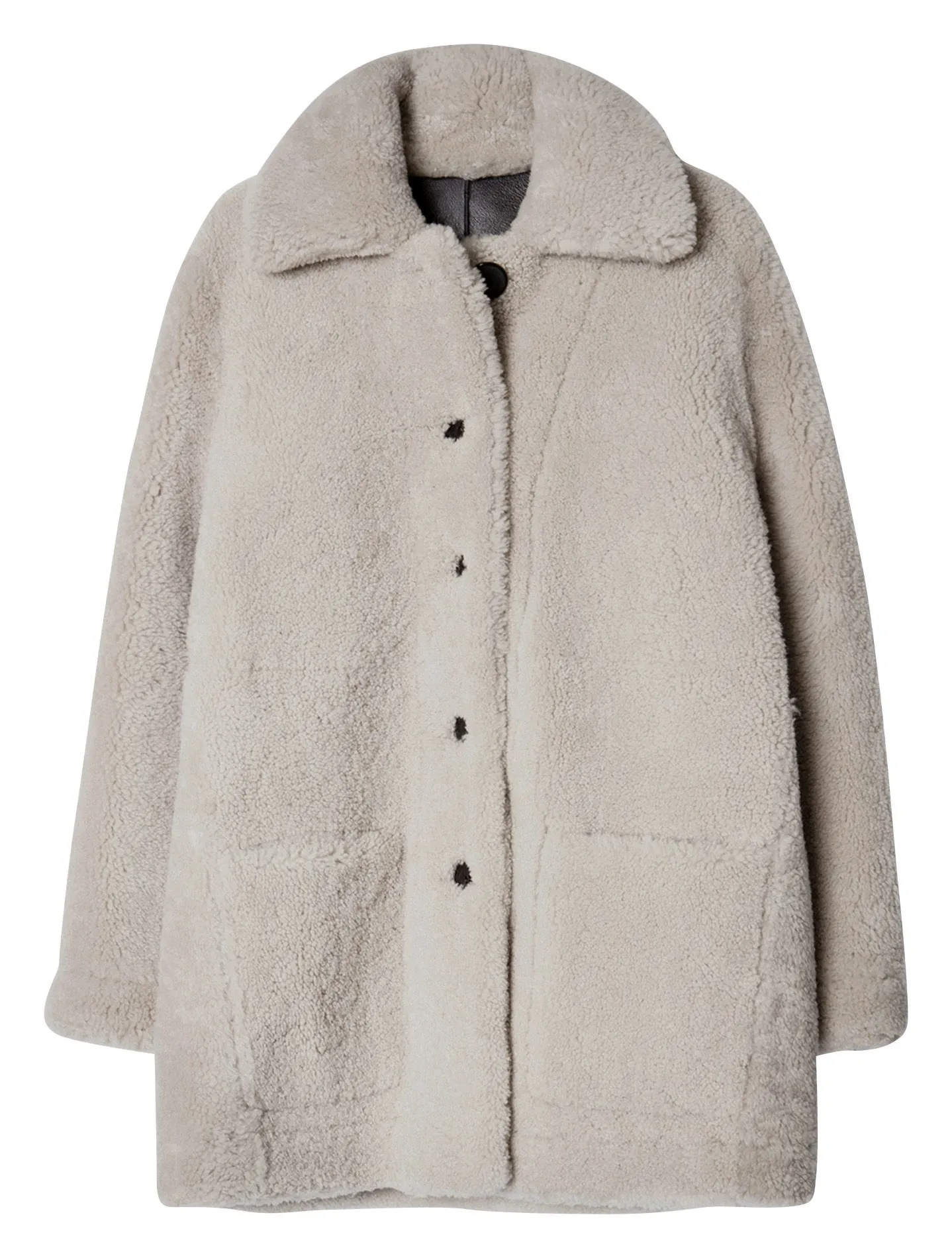  ZADIG&VOLTAIRE   MAGDAS - Cappotto double face in pelle e shearling | Beige