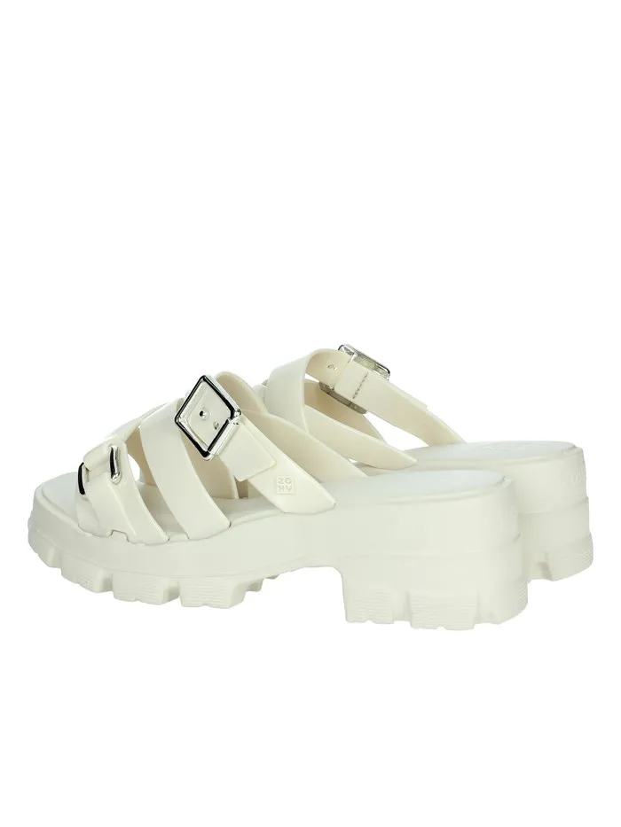 ZAXY  CIABATTE CON TACCO 18848 BIANCO