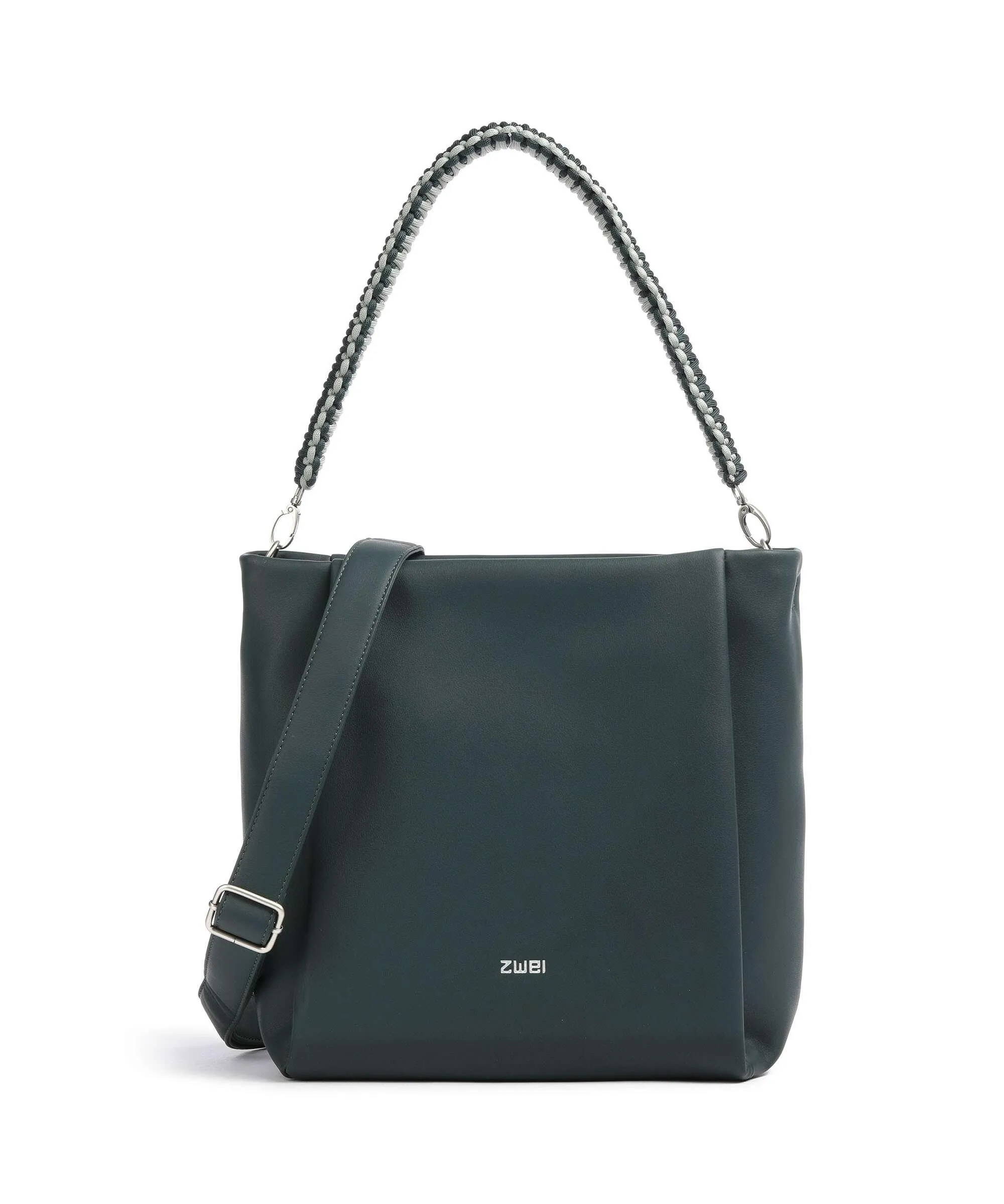  Zwei Yuna YU120 Borsa hobo pelle sintetica verde scuro  